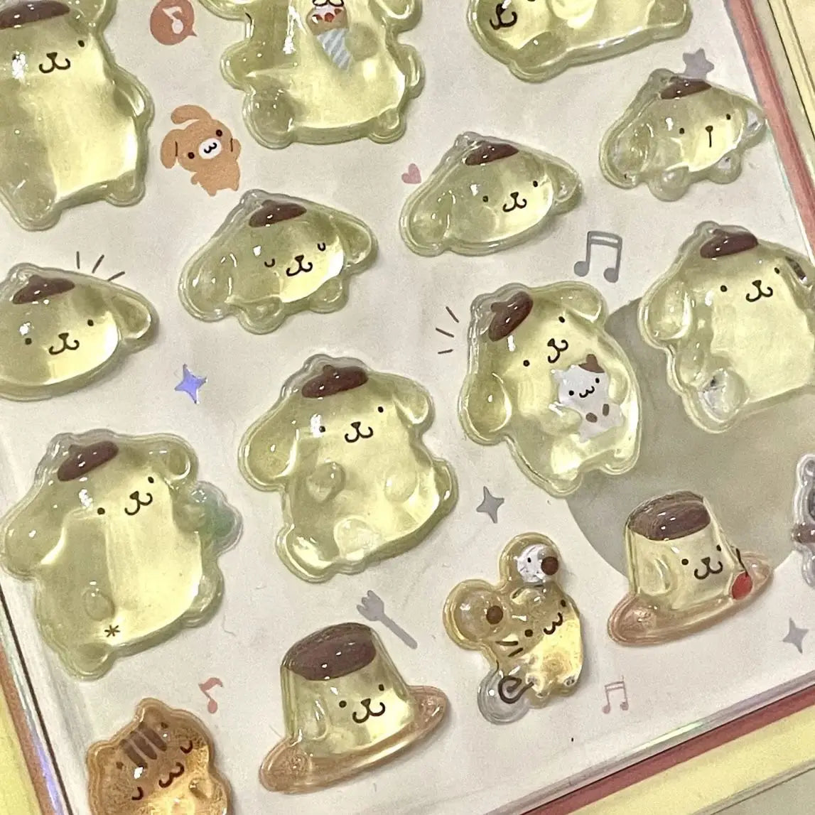 Pegatina de cristal 3D de Hello Kitty: una bonita pegatina decorativa para teléfonos, tabletas y niños.