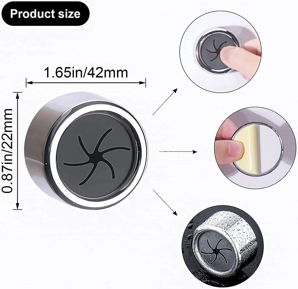 3PCS Non-Punch Dishwashing Cloth Clips – Wall-Mount Towel and Glove Holder