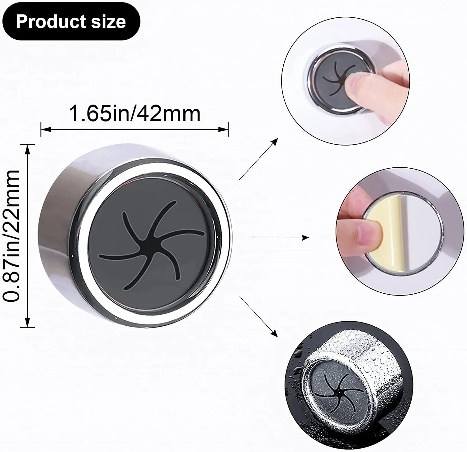 3PCS Non-Punch Dishwashing Cloth Clips – Wall-Mount Towel and Glove Holder
