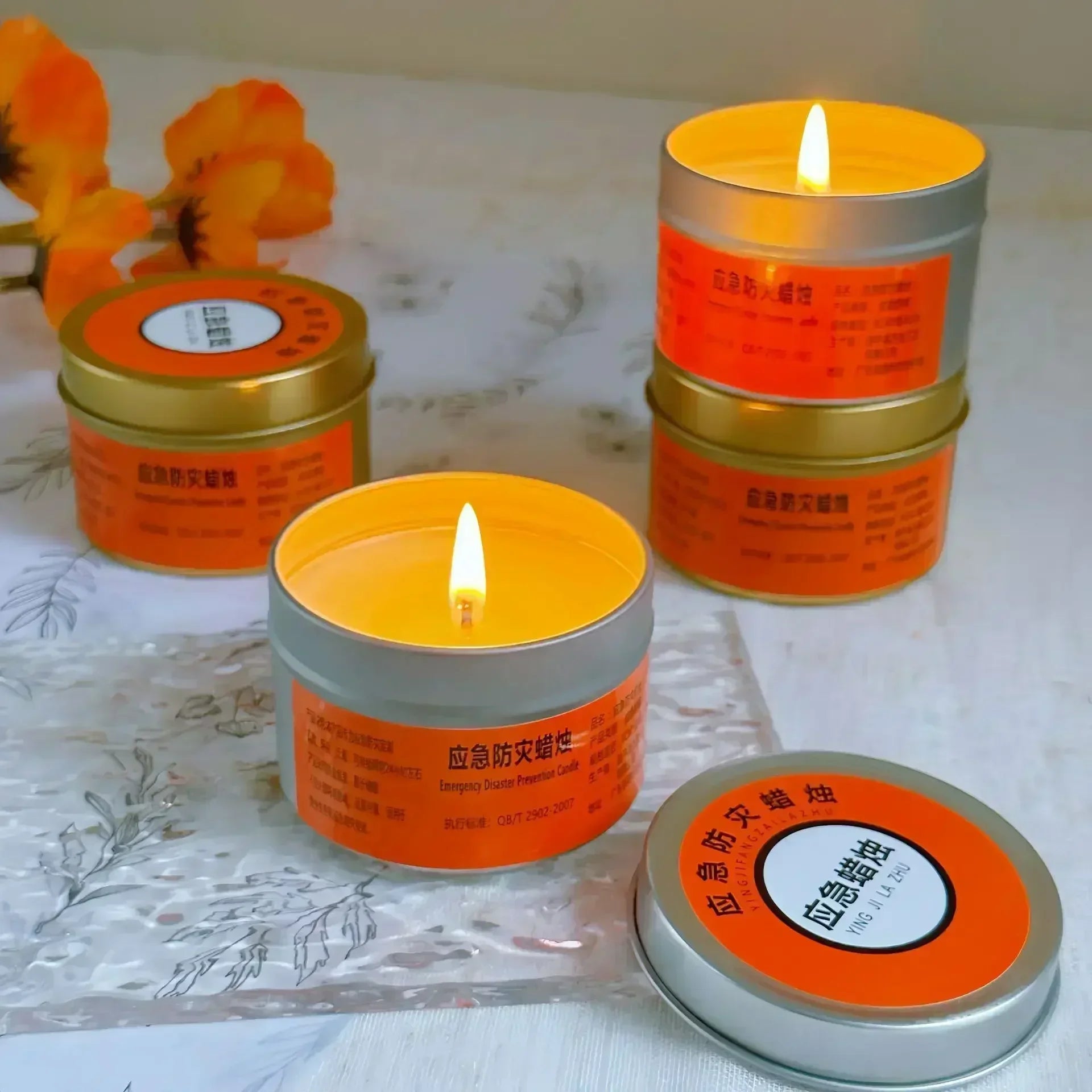 Emergency Household Candles – Windproof, Smokeless Power Outage Lighting