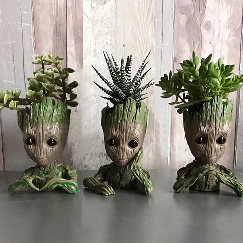 Groot Planter Flower Pot – Indoor Decorative Anime Figure Pot