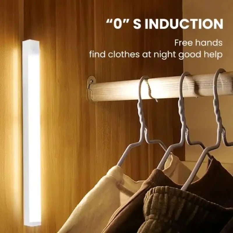 Wireless LED Motion Sensor Night Light – Closet, Kitchen, Bedroom, and Staircase Lighting