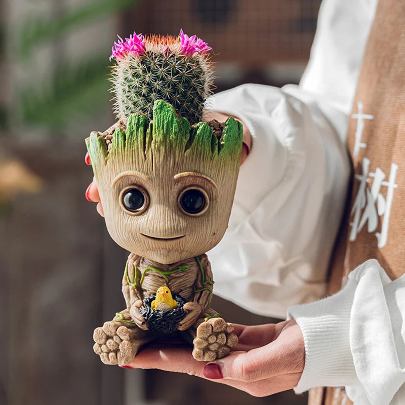 Groot Planter Flower Pot – Indoor Decorative Anime Figure Pot