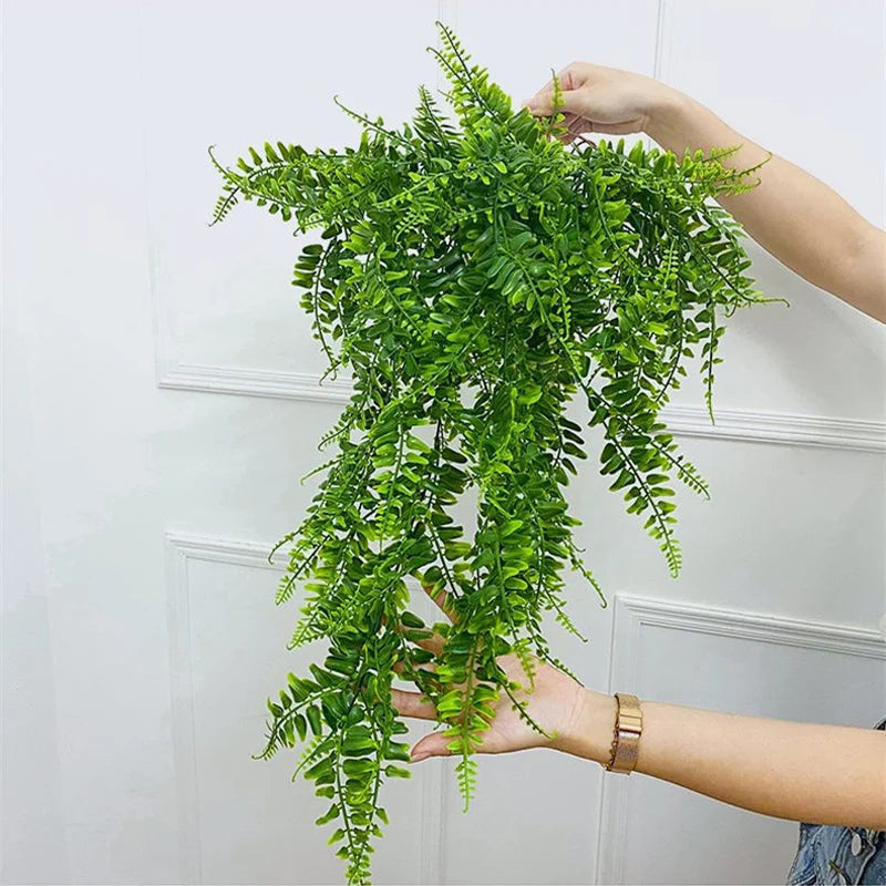 Handmade Wicker Rattan Wall Planter – Hanging Basket for Flowers and Plants