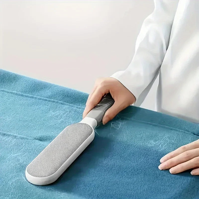 Reusable Double-Sided Pet Hair Remover Brush – Electrostatic Manual Dust & Hair Cleaner
