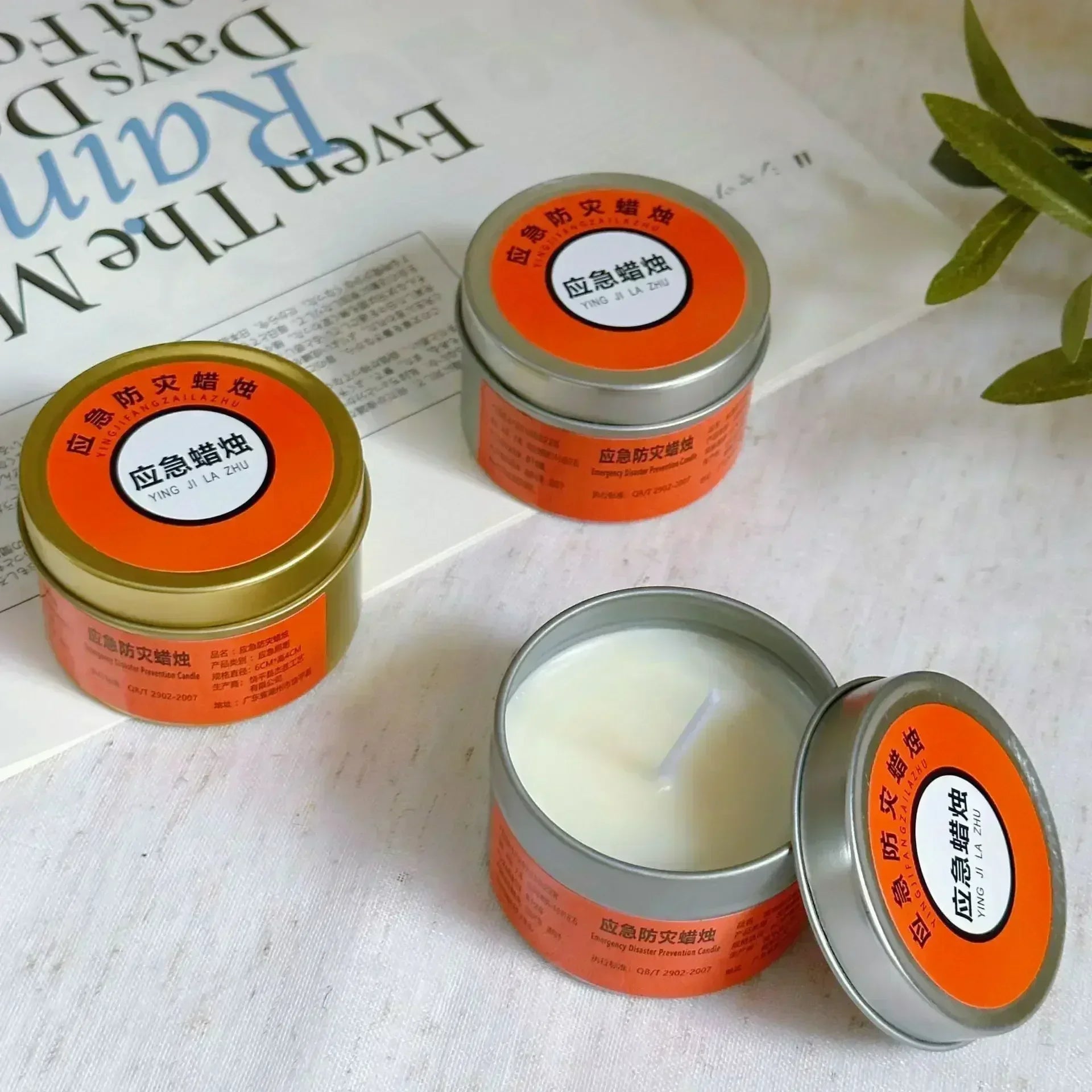 Emergency Household Candles – Windproof, Smokeless Power Outage Lighting