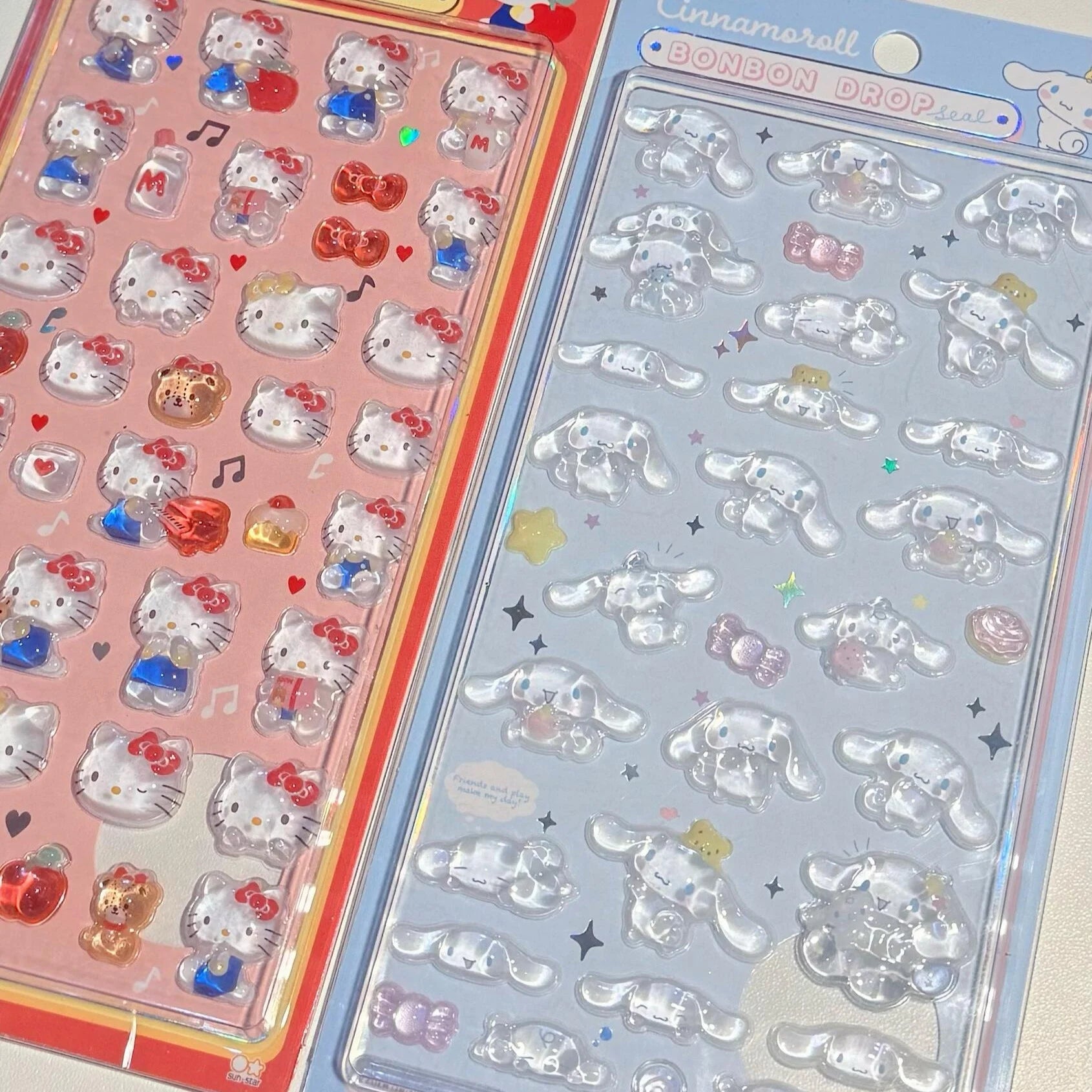 Hello Kitty 3D Crystal Sticker – Cute Decorative Sticker for Phones, Tablets, and Children