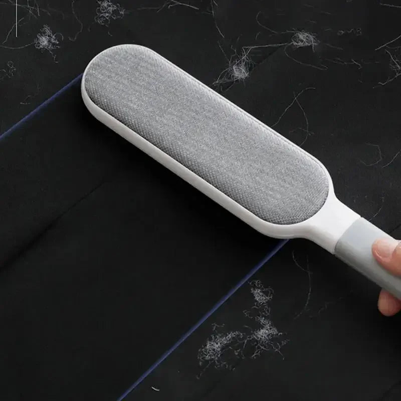 Reusable Double-Sided Pet Hair Remover Brush – Electrostatic Manual Dust & Hair Cleaner
