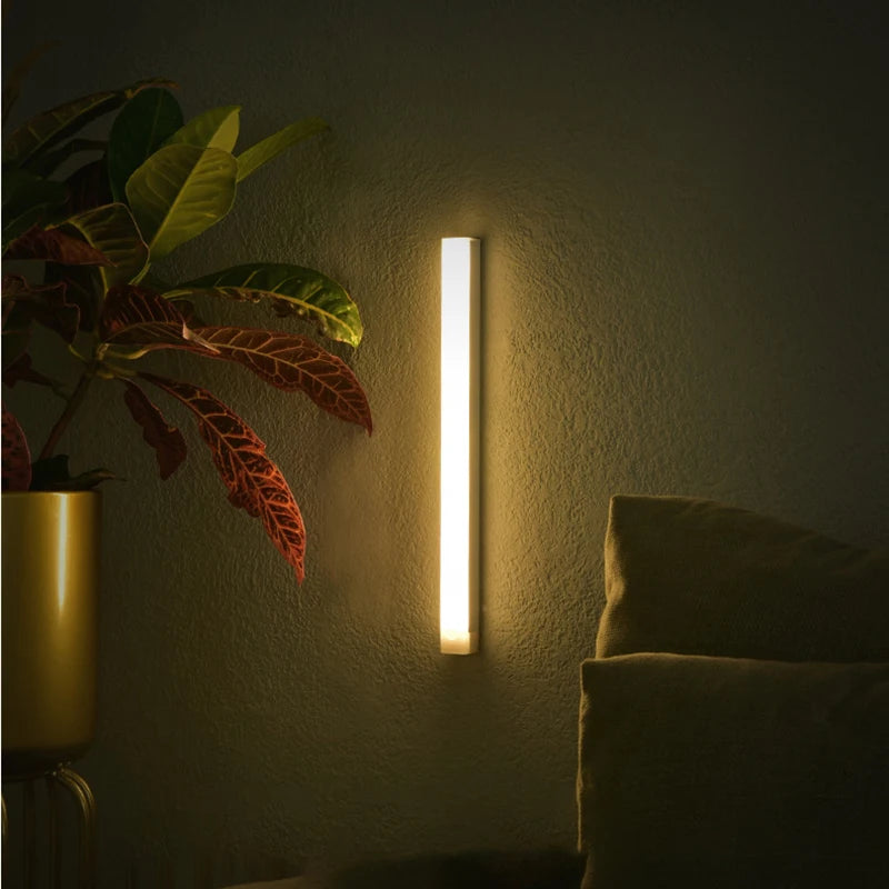 Wireless LED Motion Sensor Night Light – Closet, Kitchen, Bedroom, and Staircase Lighting