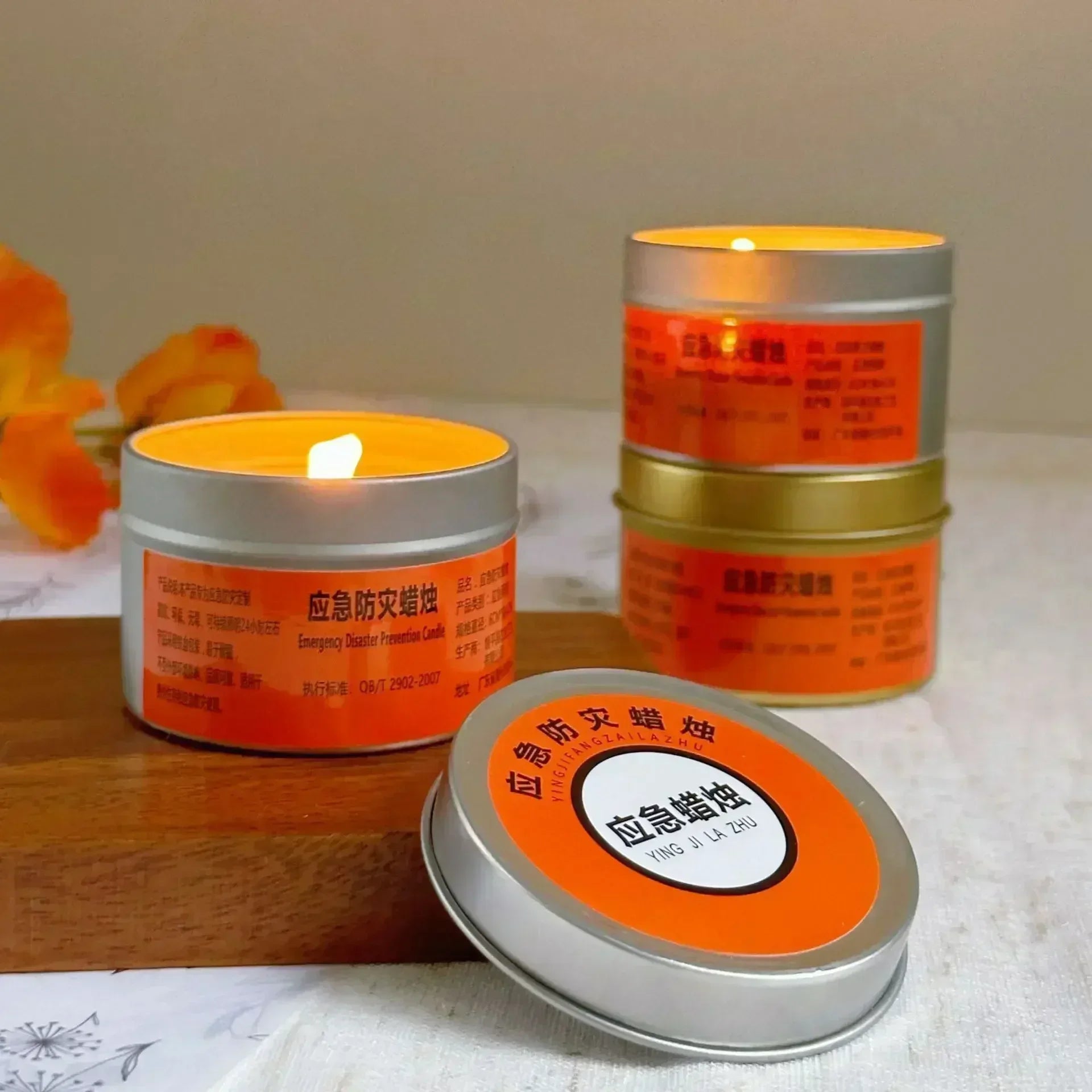 Emergency Household Candles – Windproof, Smokeless Power Outage Lighting