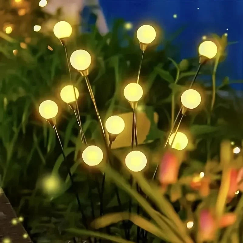 Solar LED Garden Firework Lights – Outdoor Waterproof Lawn and Pathway Lamps