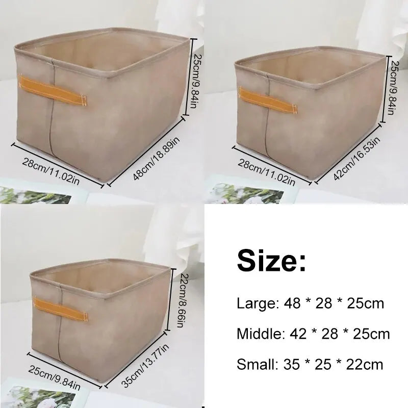 Foldable Storage Box with Steel Frame – Wardrobe Organizer for Clothes and Miscellaneous Items