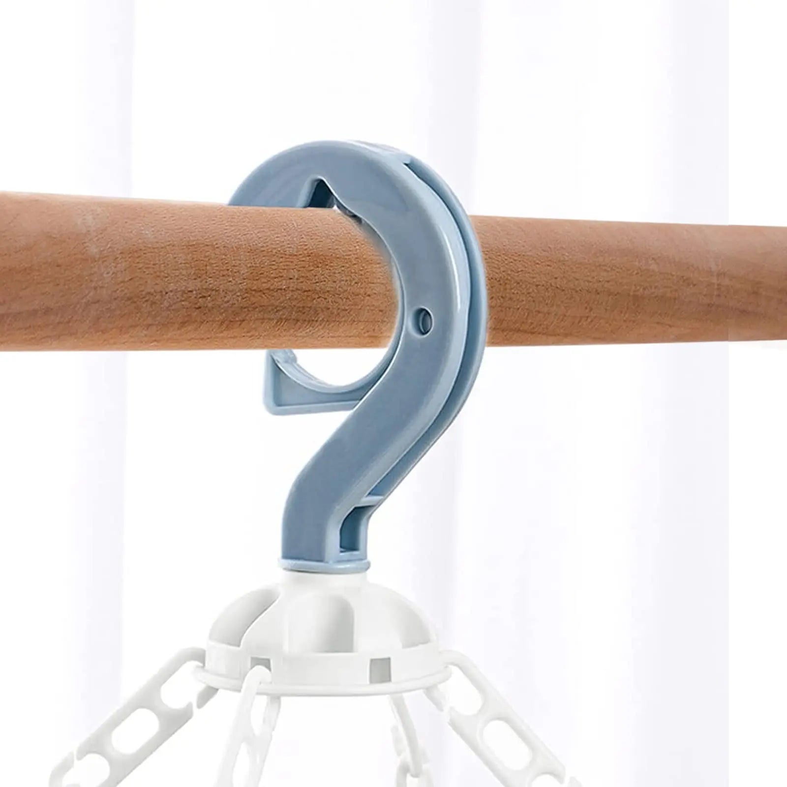 Foldable Drip Hanger with 32 Clips – Plastic Clothes Drying Rack for Underwear & Socks