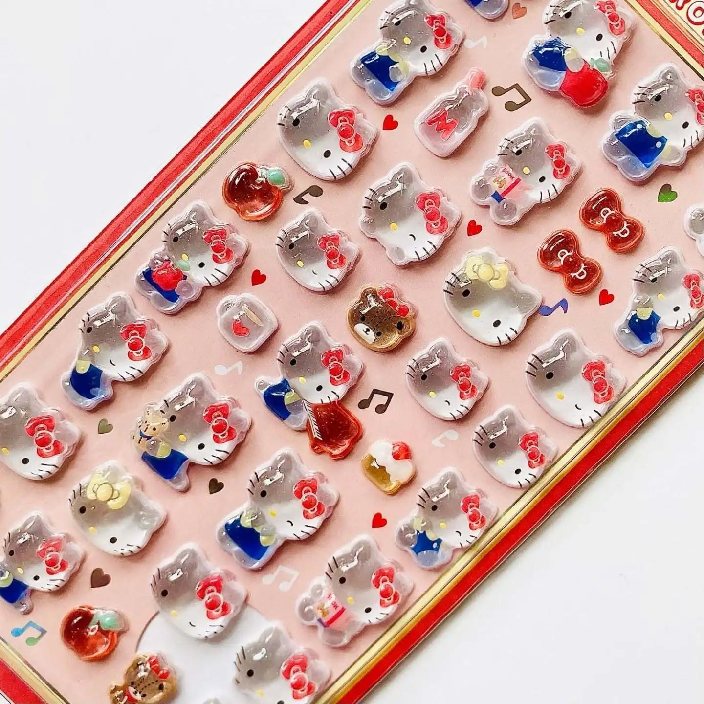 Hello Kitty 3D Crystal Sticker – Cute Decorative Sticker for Phones, Tablets, and Children