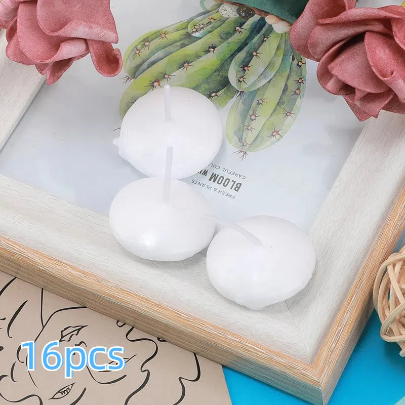 16-Piece Unscented Floating Candles – Romantic Home, Pool, and Event Decor