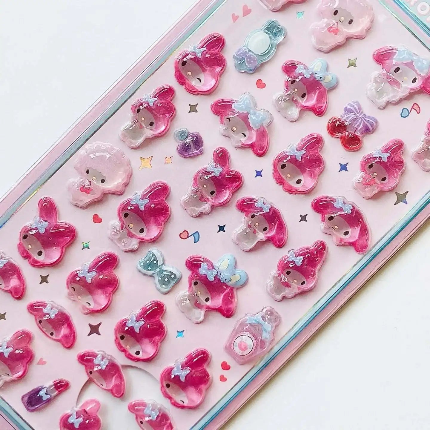 Hello Kitty 3D Crystal Sticker – Cute Decorative Sticker for Phones, Tablets, and Children