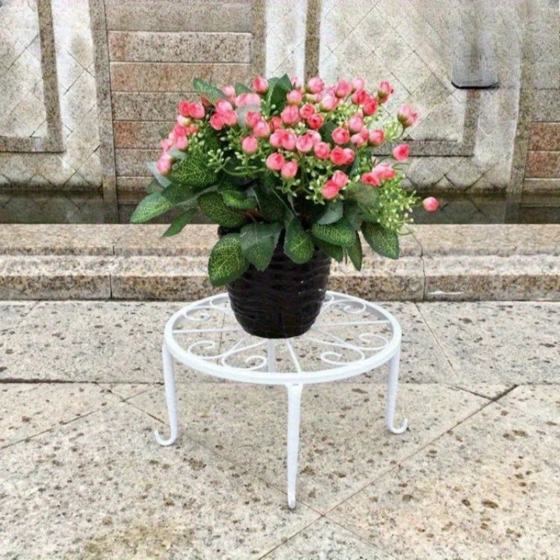 Tall Metal Plant Stand – Heavy-Duty Cast Iron Flower Pot Holder