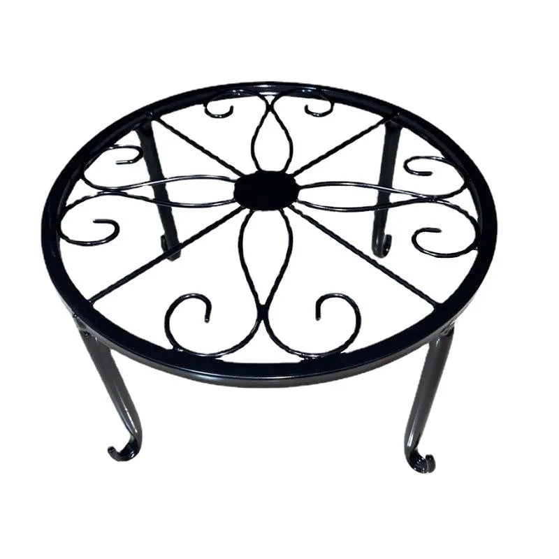 Tall Metal Plant Stand – Heavy-Duty Cast Iron Flower Pot Holder