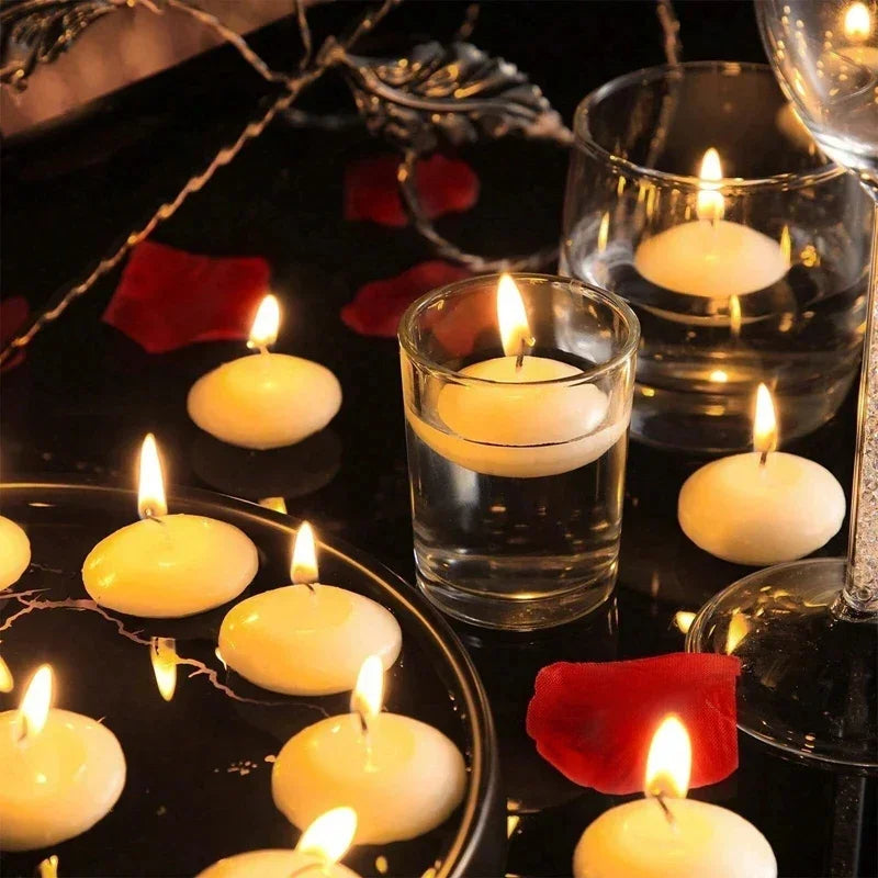 16-Piece Unscented Floating Candles – Romantic Home, Pool, and Event Decor