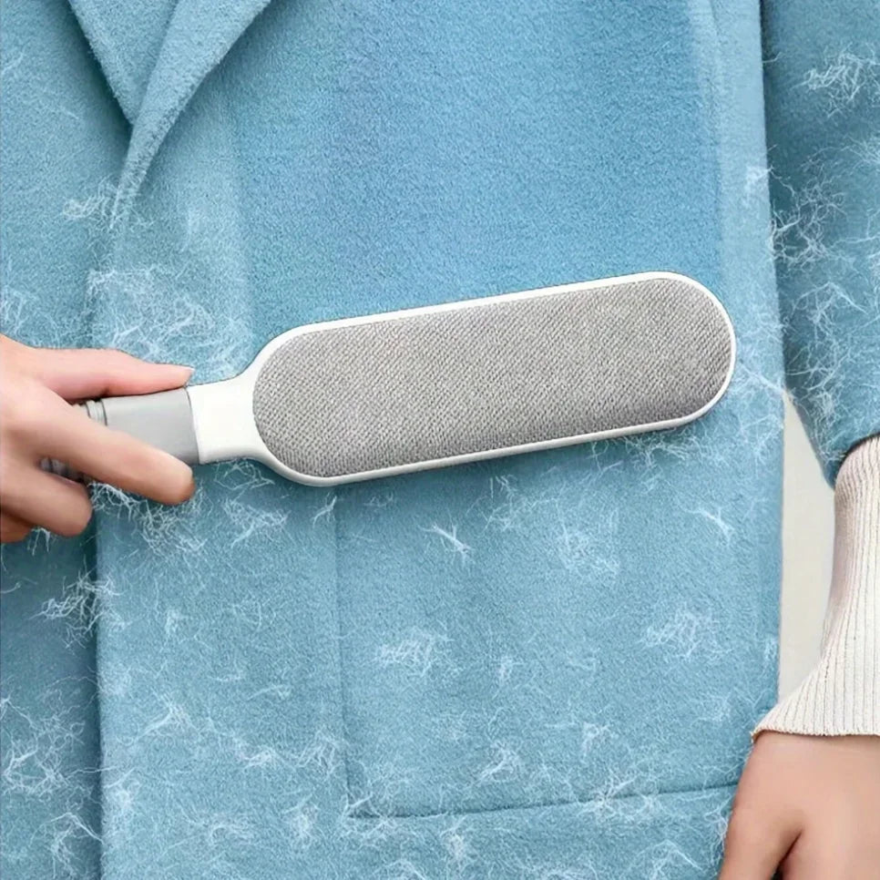 Reusable Double-Sided Pet Hair Remover Brush – Electrostatic Manual Dust & Hair Cleaner