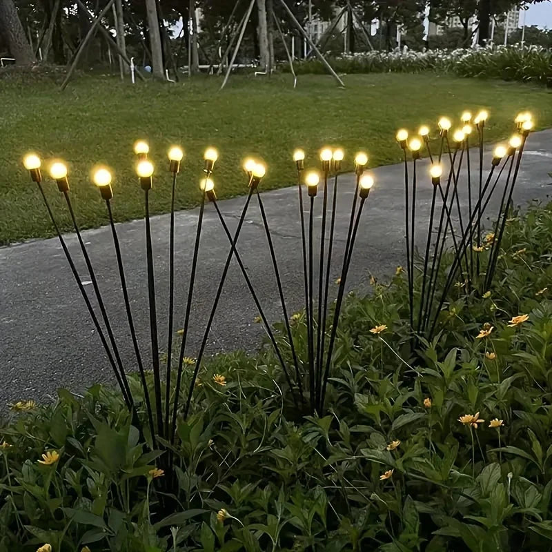 Solar LED Garden Firework Lights – Outdoor Waterproof Lawn and Pathway Lamps