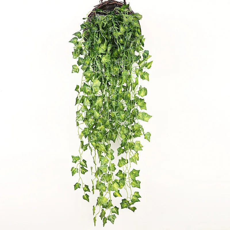 Handmade Wicker Rattan Wall Planter – Hanging Basket for Flowers and Plants